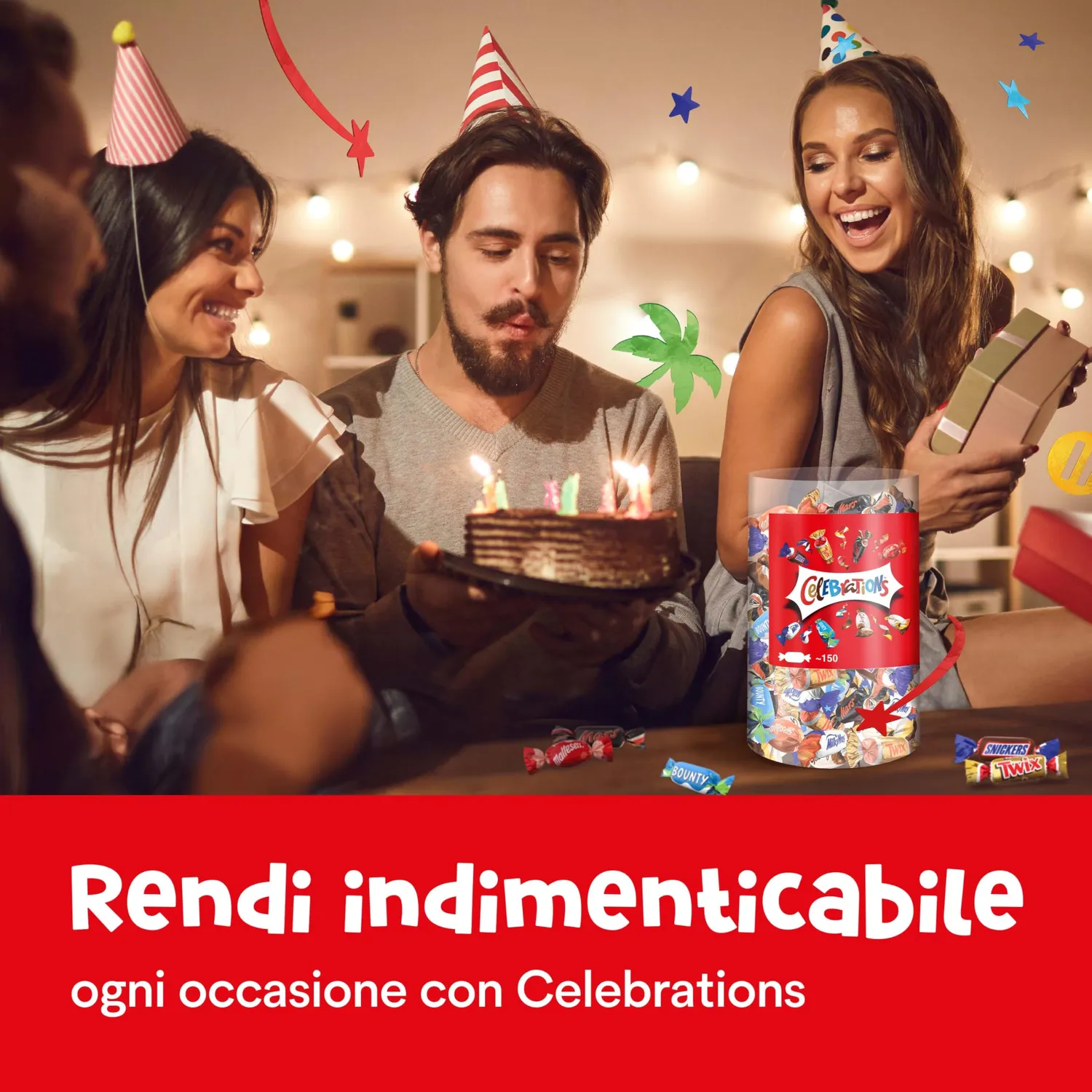 Mars Celebrations cioccolatini assortiti 1435g da festa