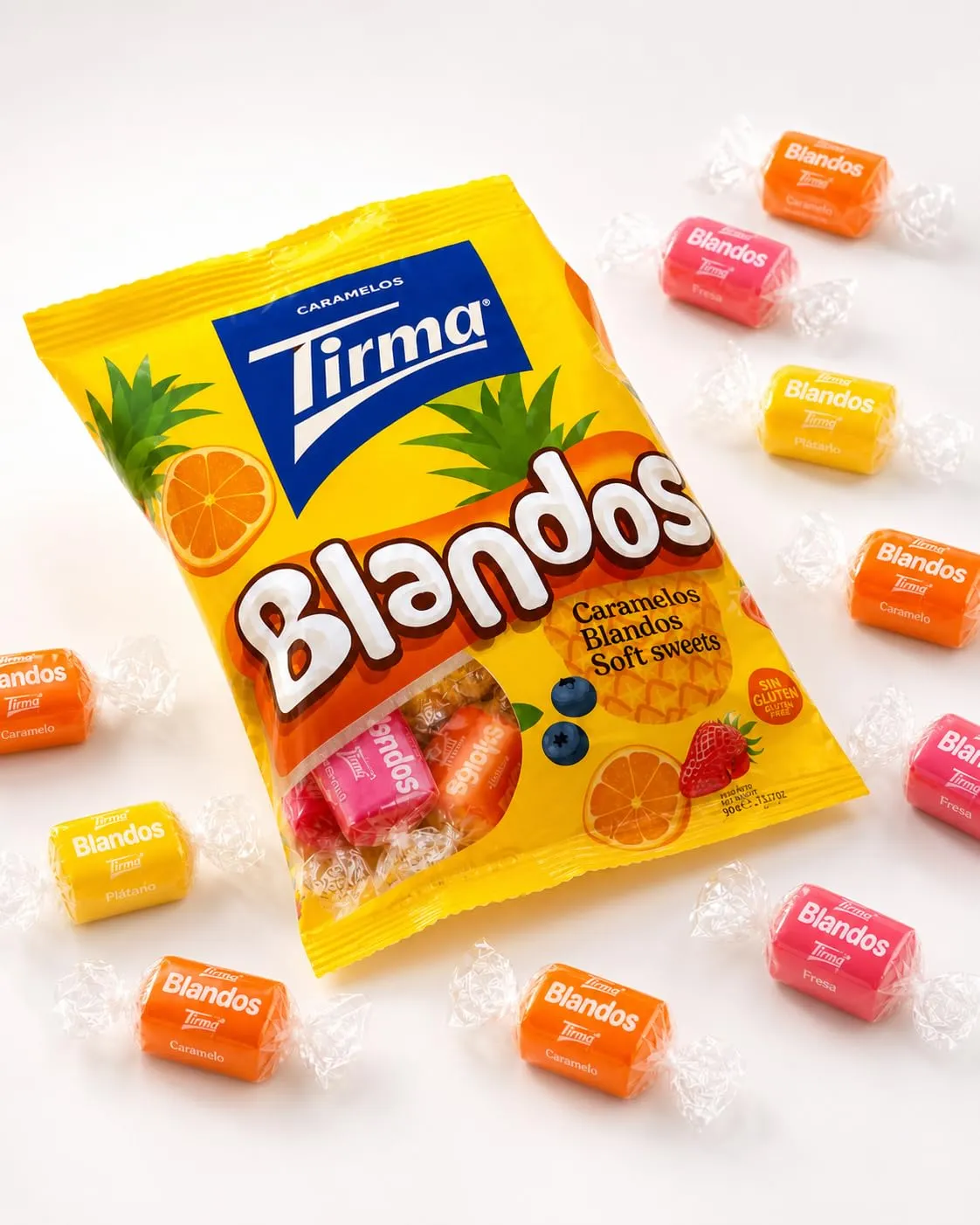 Tirma caramelle morbide 125g alla frutta senza glutine