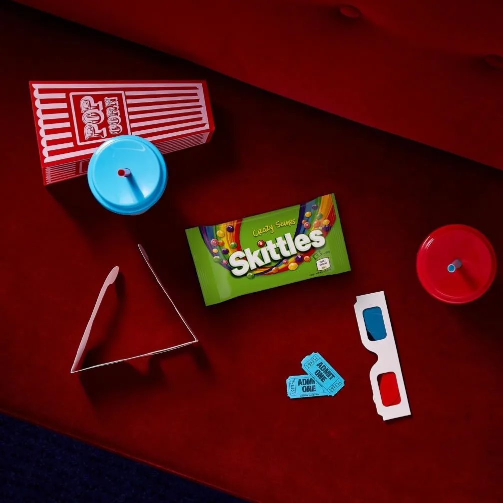Mars Skittles Crazy Sours Caramelle 14x38g gusto aspro