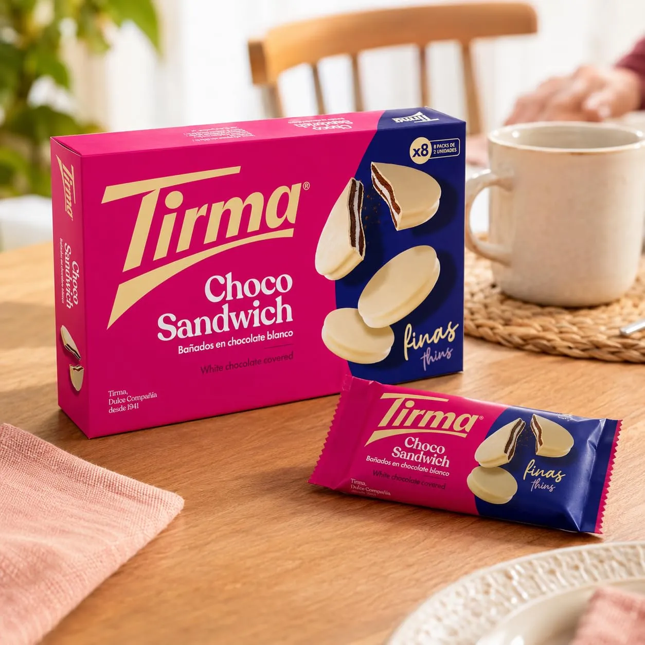 Tirma Sandwich biscotti cioccolato bianco 218 g