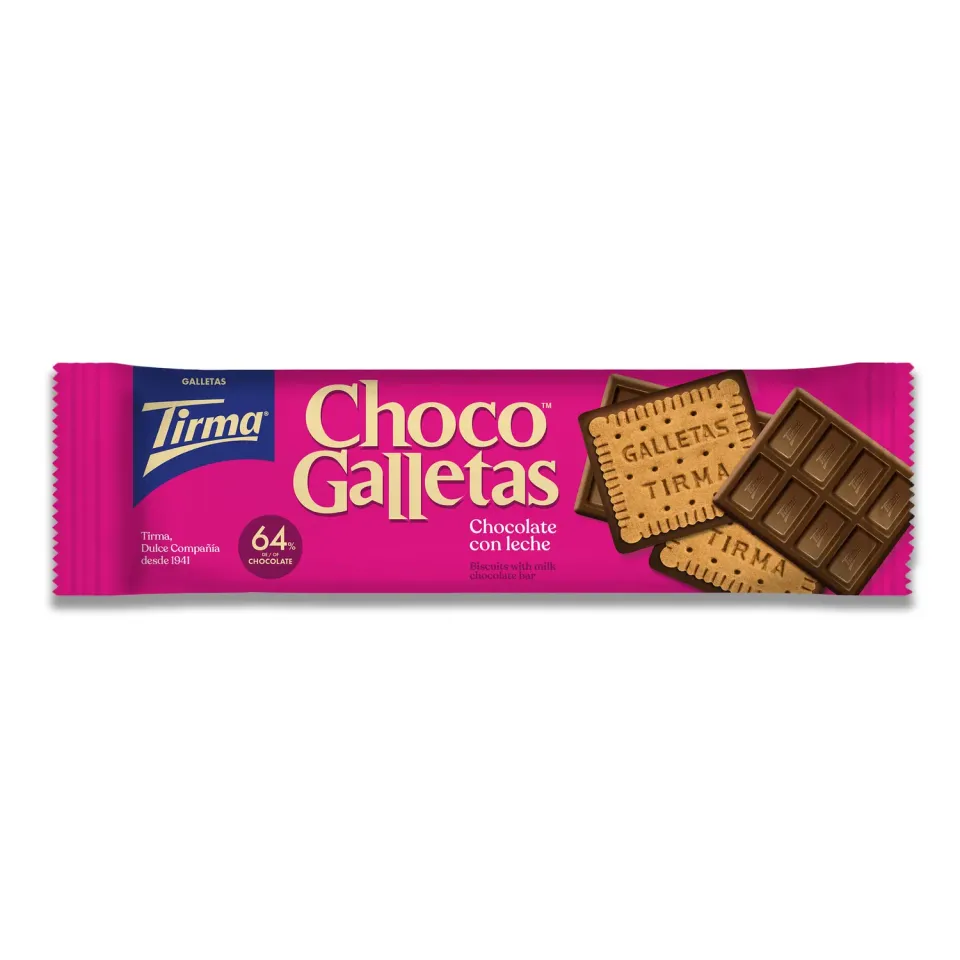 Tirma ChocoGalletas biscotti cioccolato al latte 160 g
