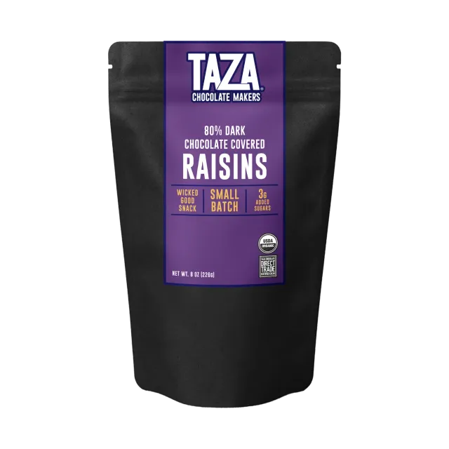 Taza Chocolate Covered Raisins uvetta fondente offerta