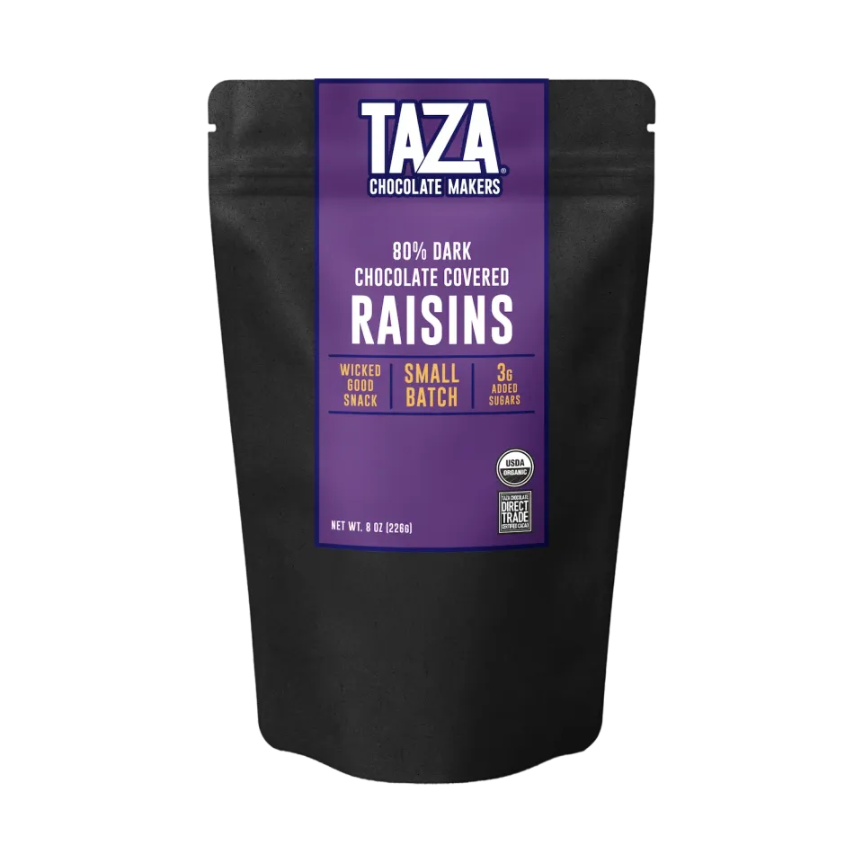 Taza Chocolate Covered Raisins uvetta fondente offerta