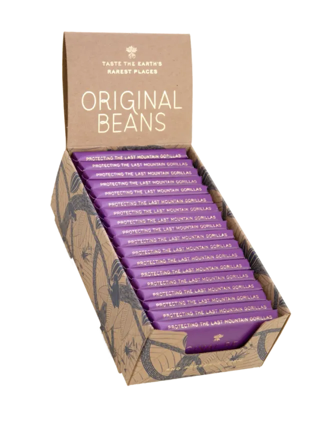 Original Beans Virunga 70% minibar fondenti 18 x 12g amarena