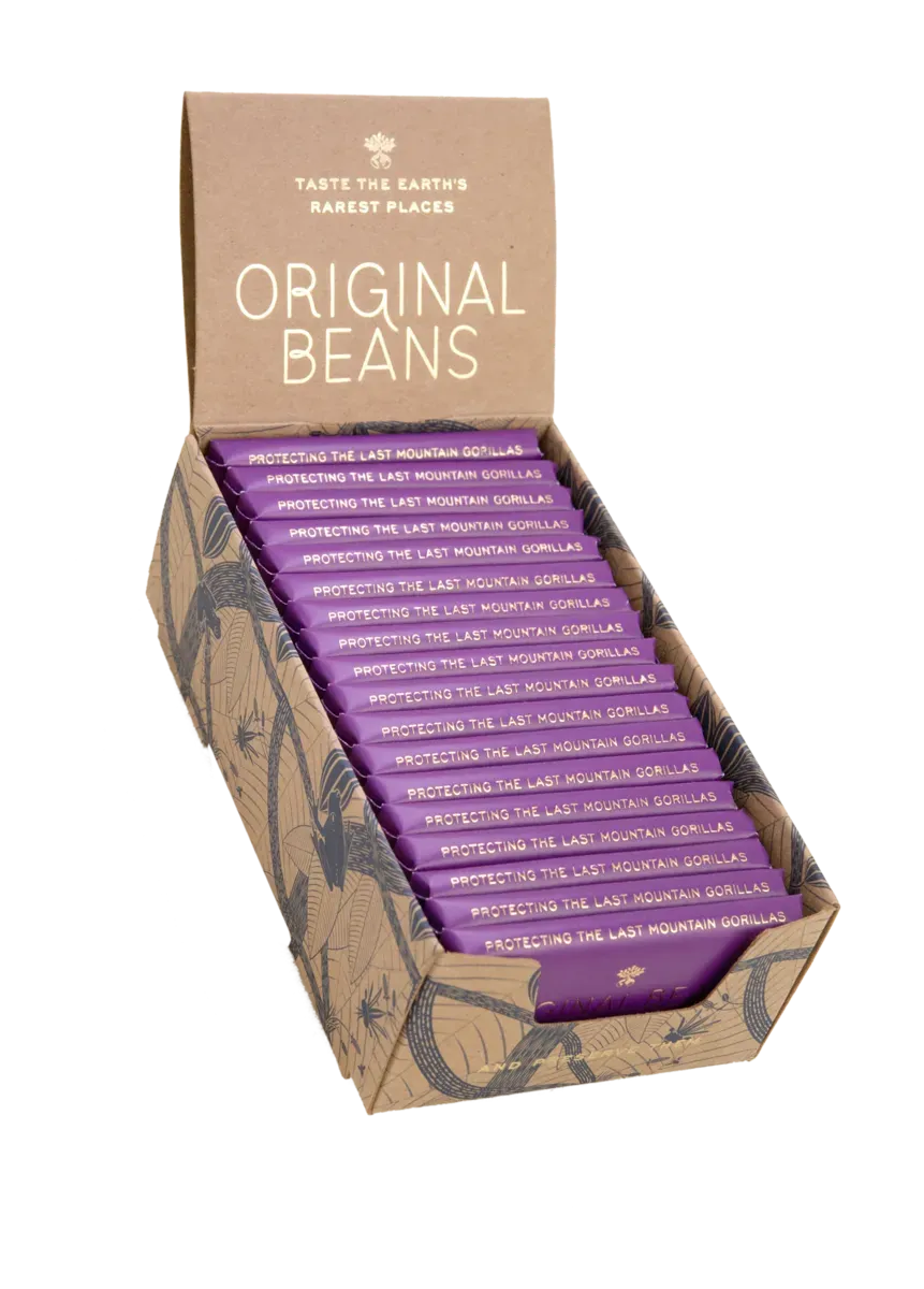 Original Beans Virunga 70% minibar fondenti 18 x 12g amarena