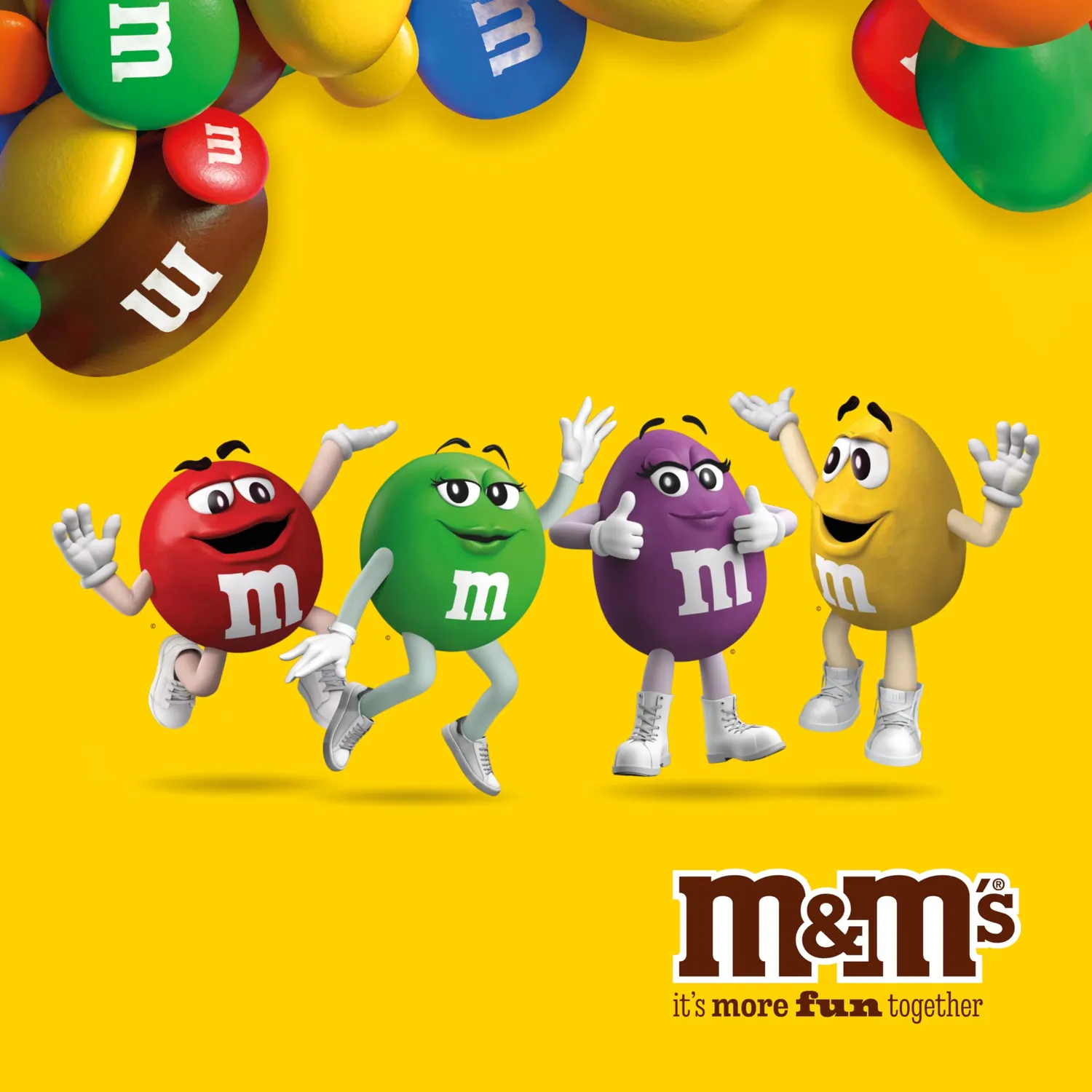 M&M's Peanut confetti cioccolato arachidi 24x45g