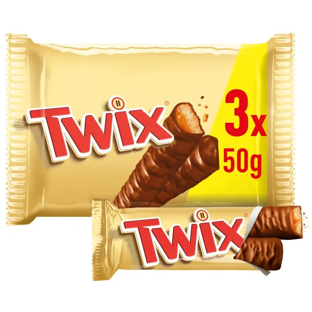 Mars Twix barrette cioccolato 150g wafer caramello