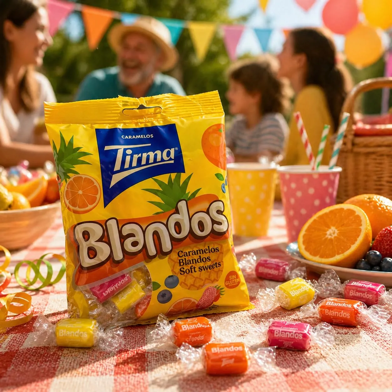 Tirma caramelle morbide 125g alla frutta senza glutine