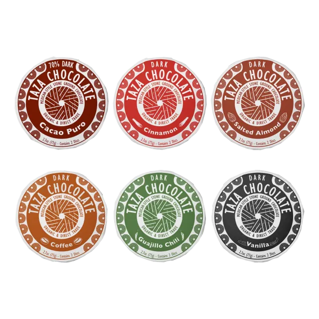 Taza Chocolate Disc party pack 144 dischi misti festa