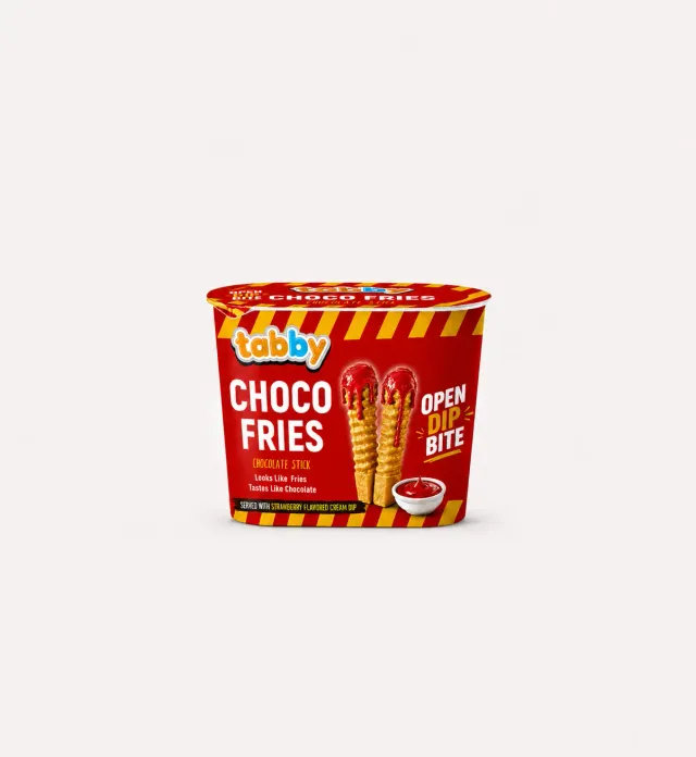 Tabby Choco Fries Drumstick cioccolato 40g patatine