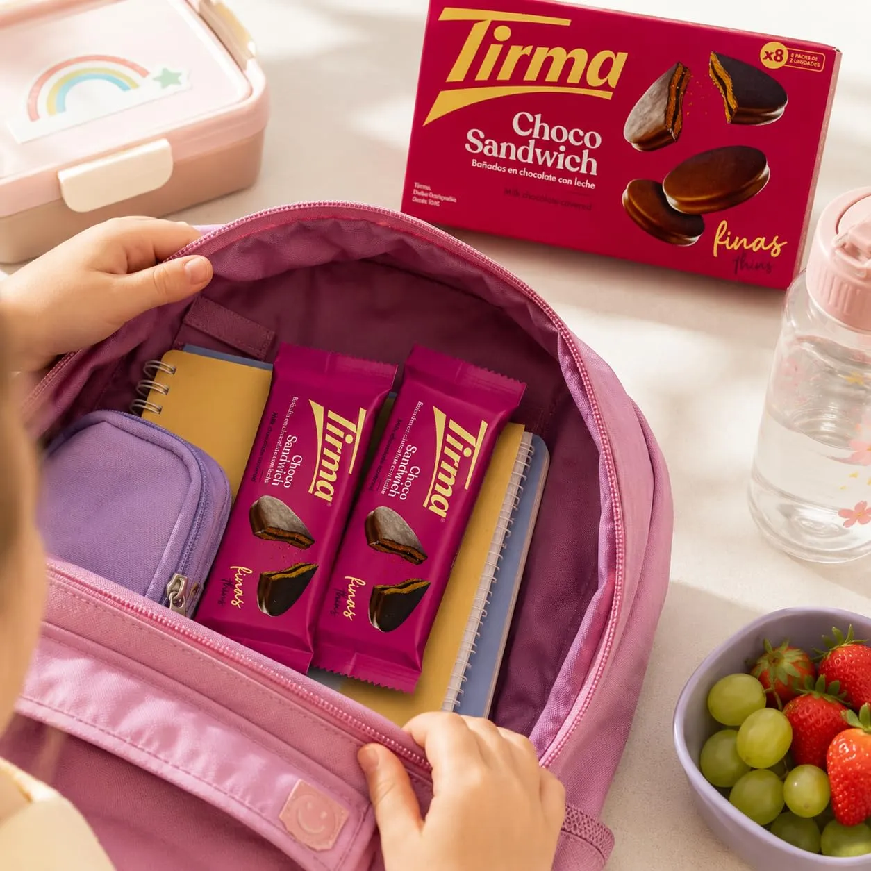 Tirma Sandwich biscotti cioccolato al latte 218g