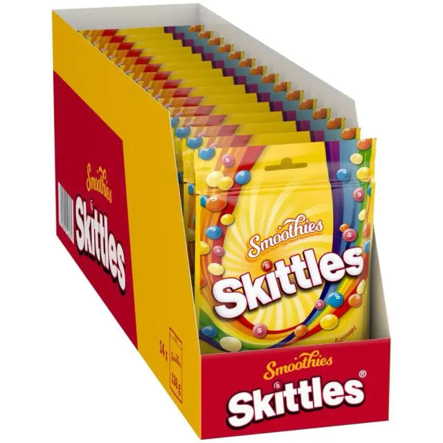 Skittles Smoothies caramelle yogurt 14x136g frutta