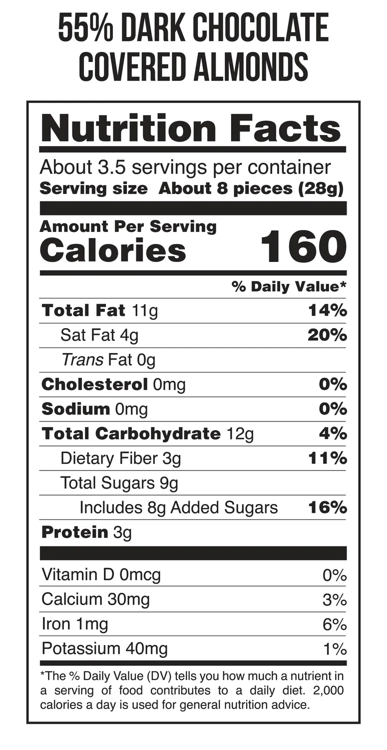 Taza Chocolate Covered Almonds mandorle cioccolato 99 g
