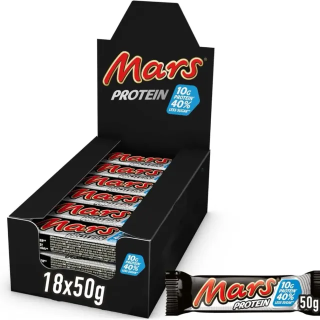 Mars barretta proteica 18x50g caramello torrone cioccolato