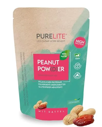 PURELITE Peanut Powder farina di arachidi 450g proteica
