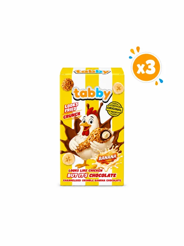 Tabby Banana Drumstick cioccolato 50g x3 banana