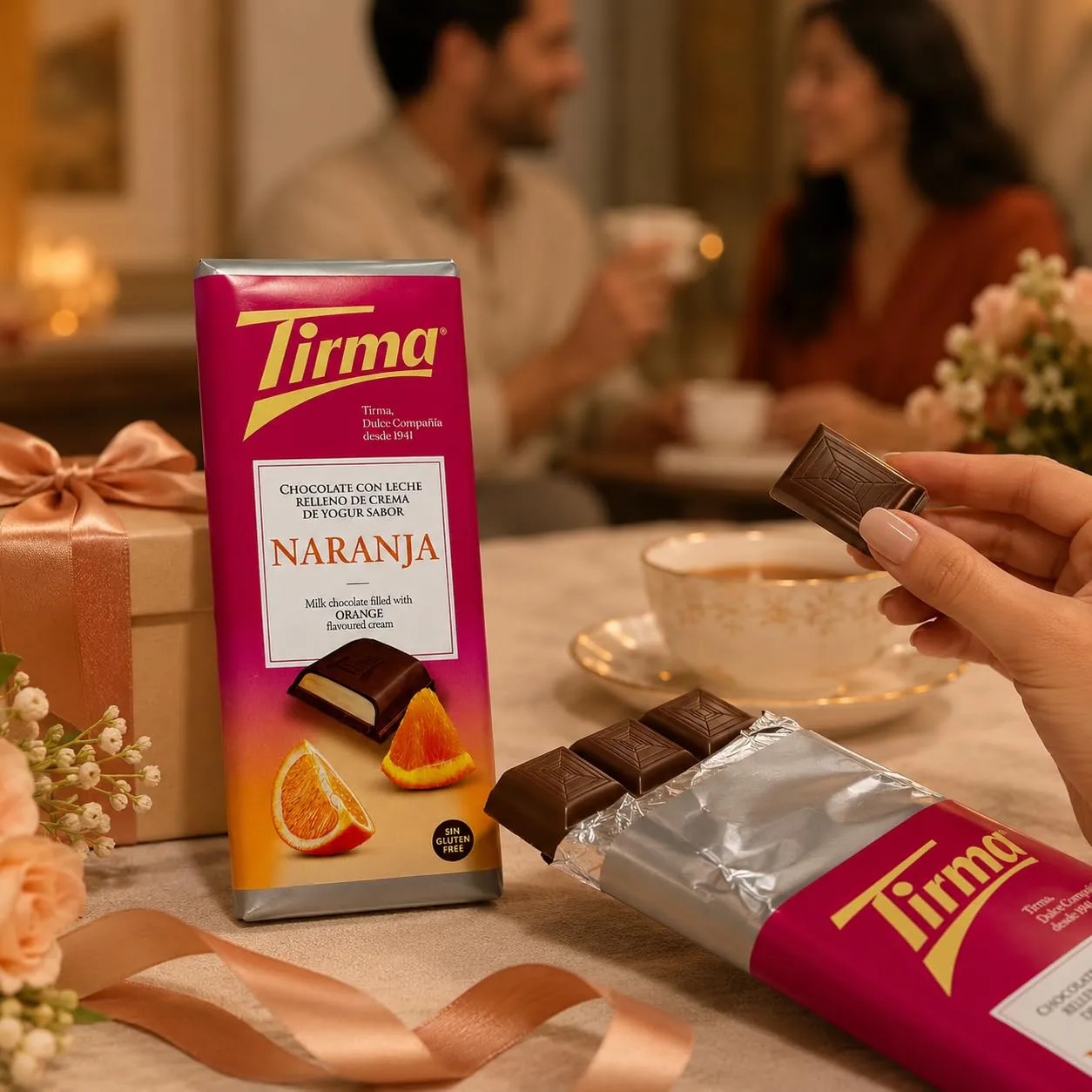 Tirma Tavoletta cioccolato latte yogurt arancia 103g