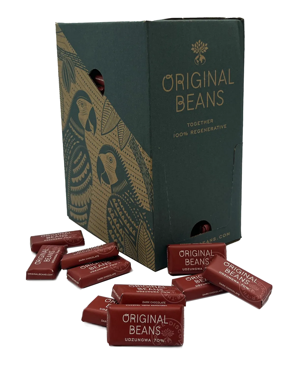 Original Beans Udzungwa 70% tavoletta fondente 70g arancia