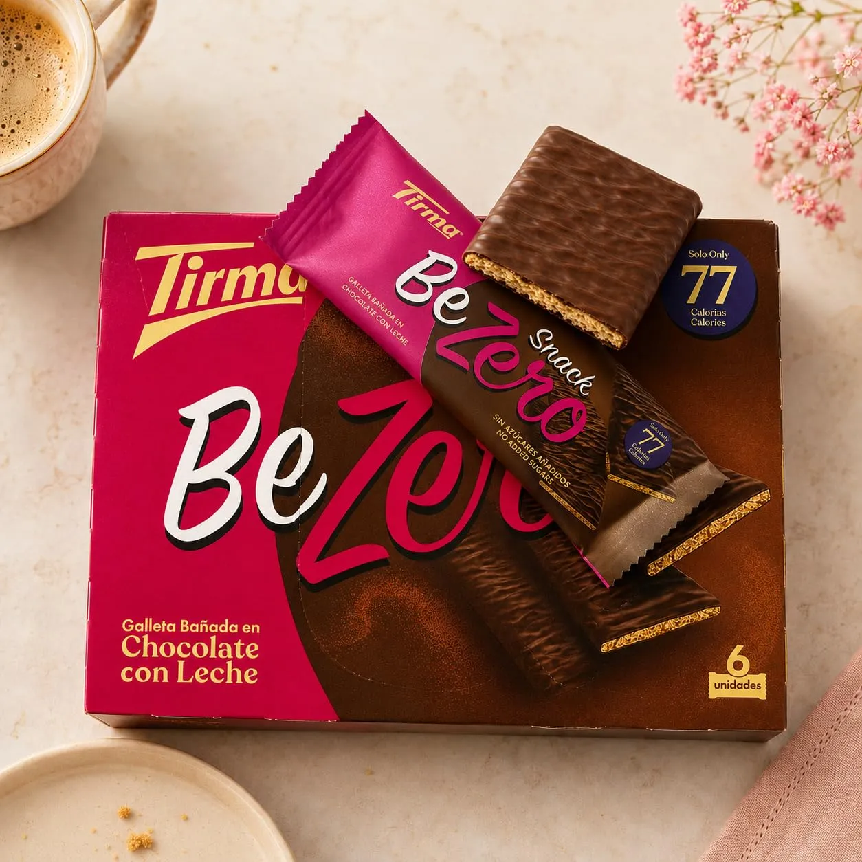 Tirma BeZero biscotti cioccolato al latte 105g 6 pezzi