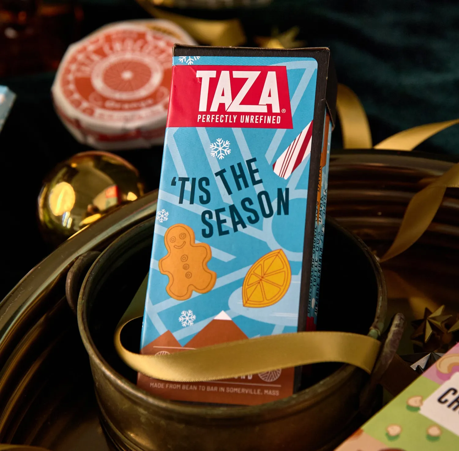 Taza Tis The Season cofanetto cioccolato fondente 4 barrette 284 g