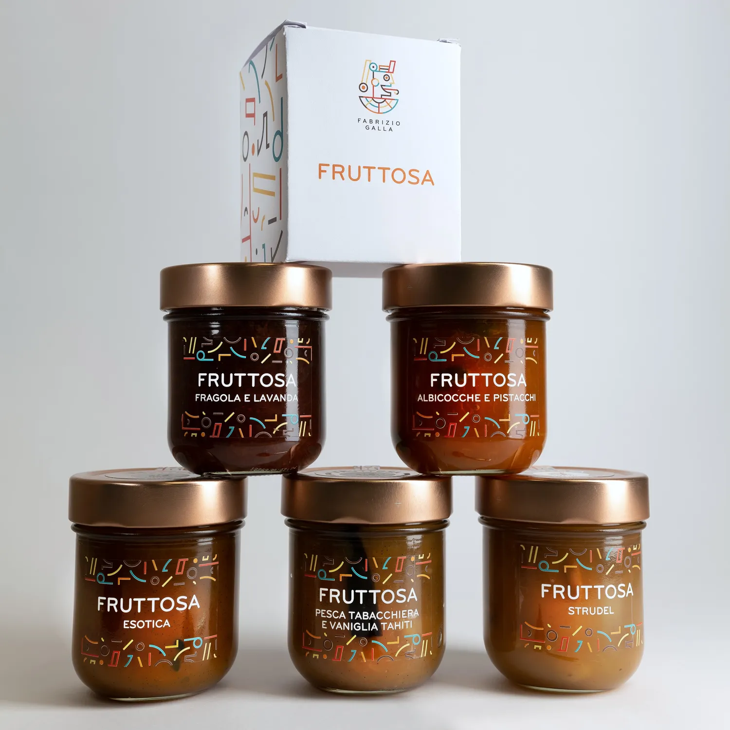 Fabrizio Galla Fruttosa Mele Mirtilli confettura 200 g
