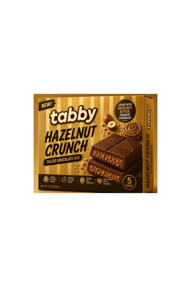Tabby Hazelnut Crunch cioccolato 80g nocciola croccante