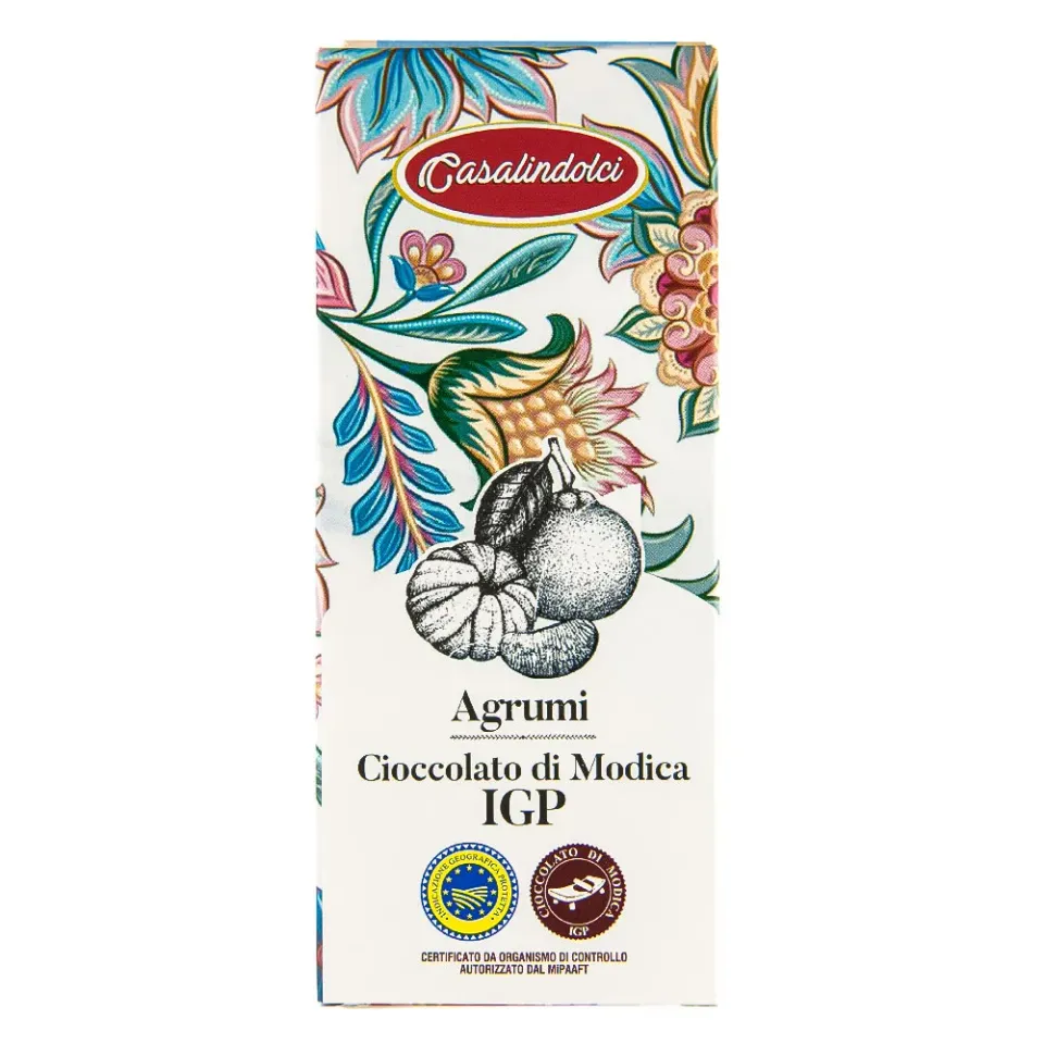 Casalindolci Modica Agrumi tavoletta fondente fresca