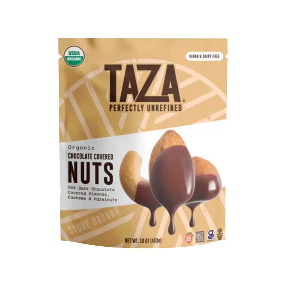 Taza Mixed Nuts snack fondente 55% busta 16 oz