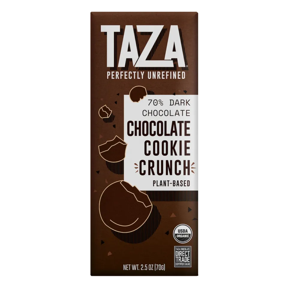 Taza Chocolate Cookie Crunch tavoletta fondente 70% 70 g