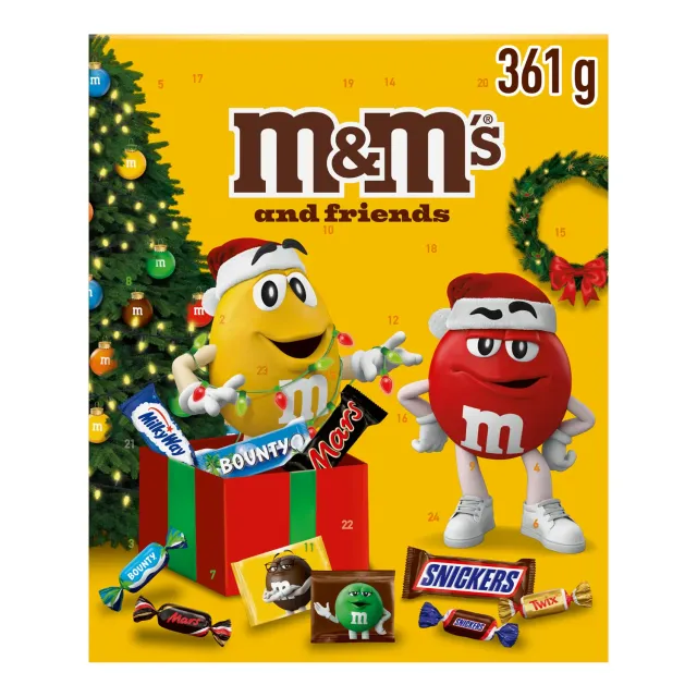 Mars M&M's & Friends Calendario Avvento 2025 2x361g misto