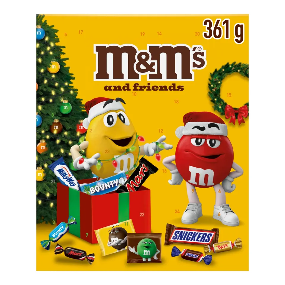 Mars M&M's & Friends Calendario Avvento 2025 2x361g misto