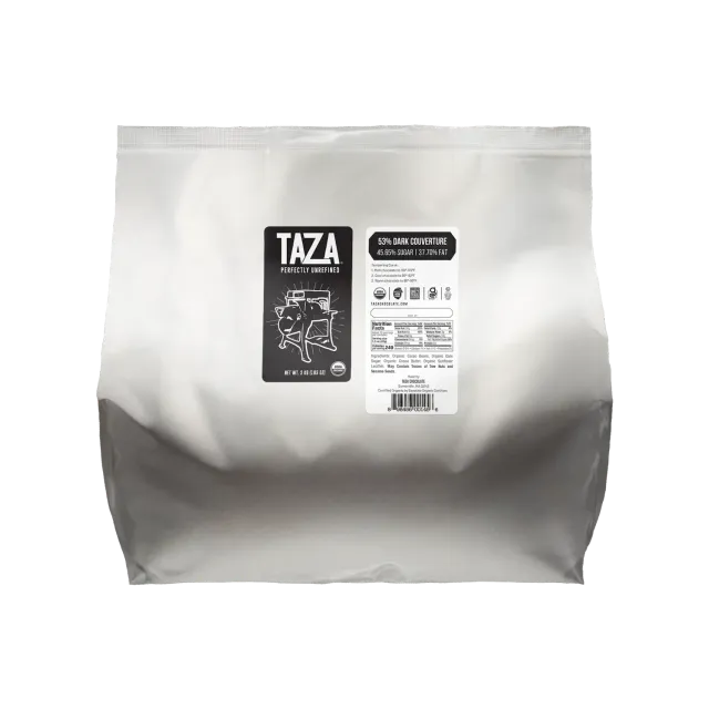 Taza 53% Couverture cioccolato fondente 3 kg da copertura