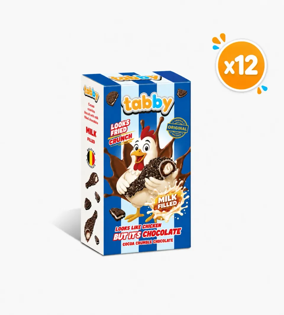Tabby Cocoa Drumstick cioccolato cacao 50g x12