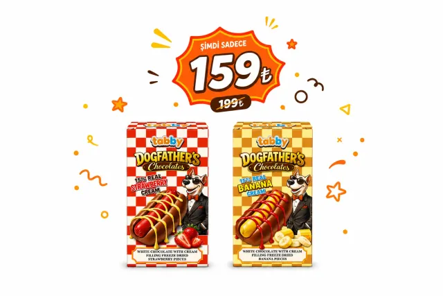 Tabby Dog Fathers Hotdog Mix cioccolato hot dog
