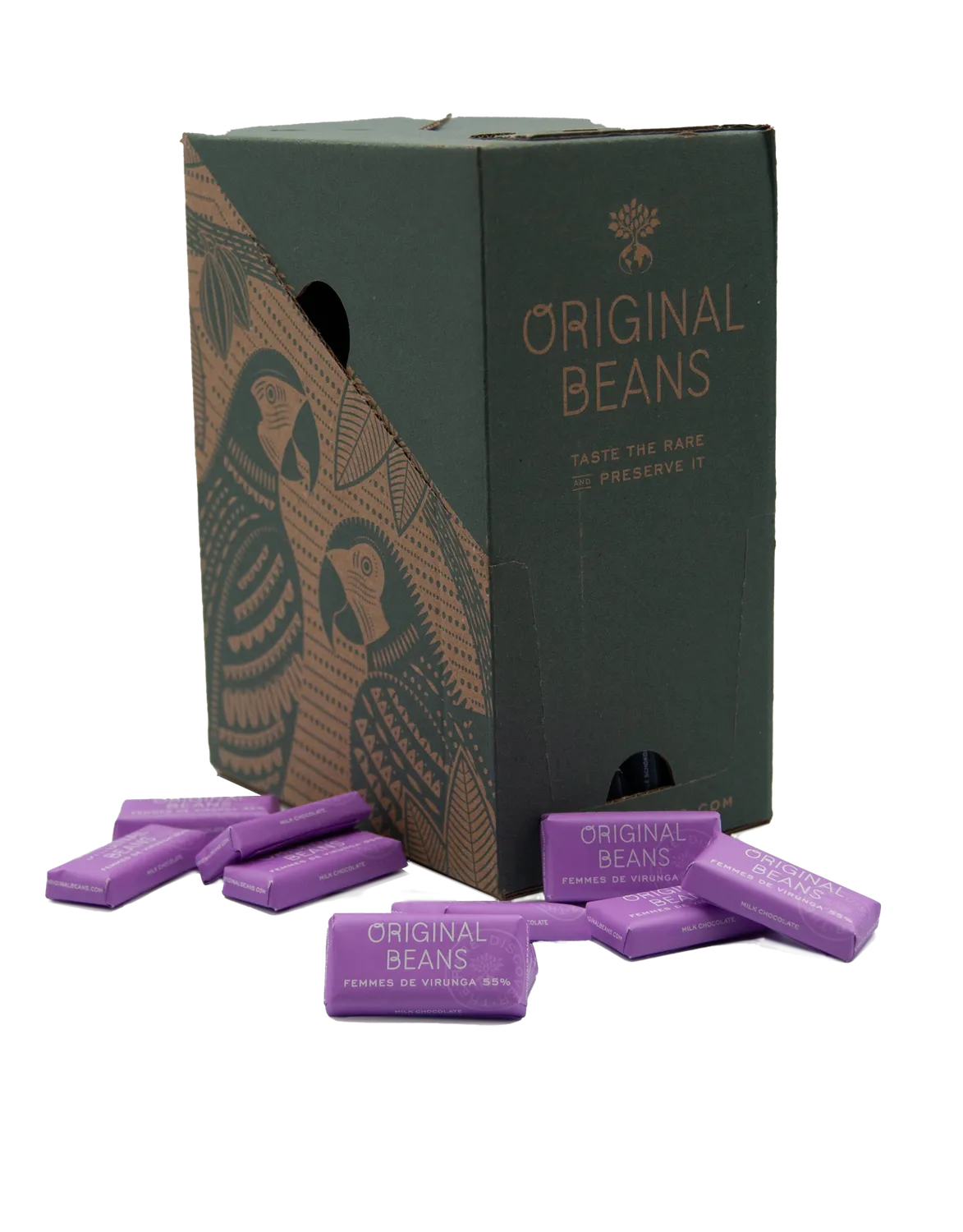Original Beans Femmes de Virunga 55% tavoletta latte 70g