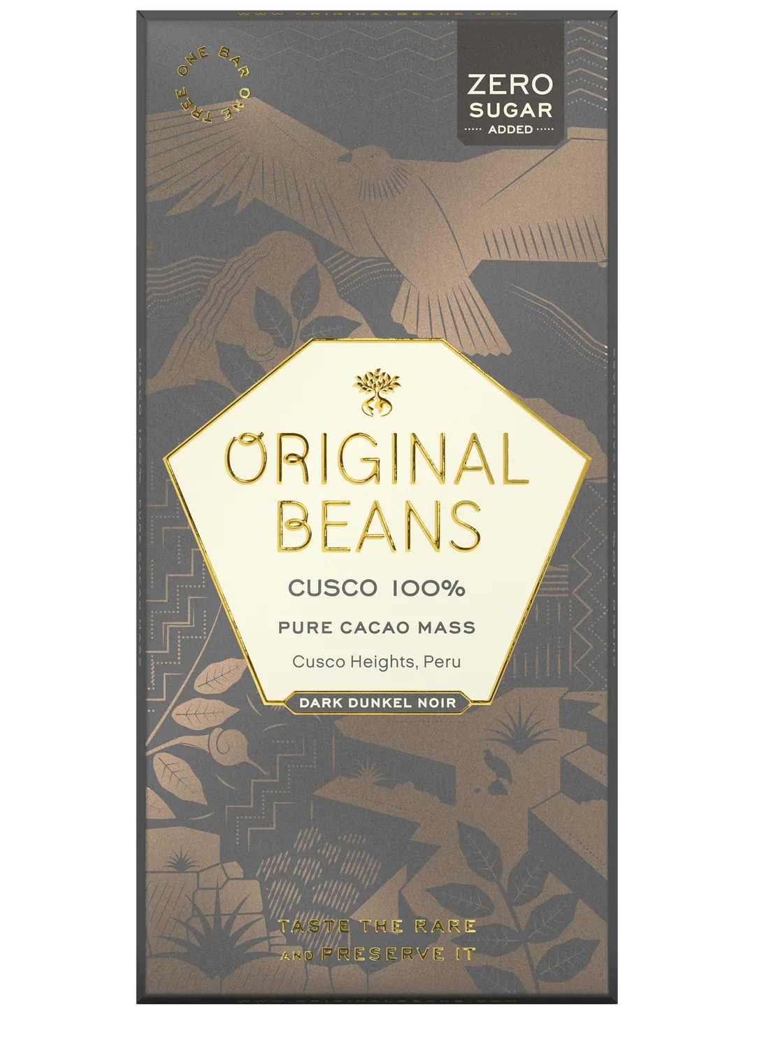 Original Beans Cusco 100% tavoletta fondente 70g puro