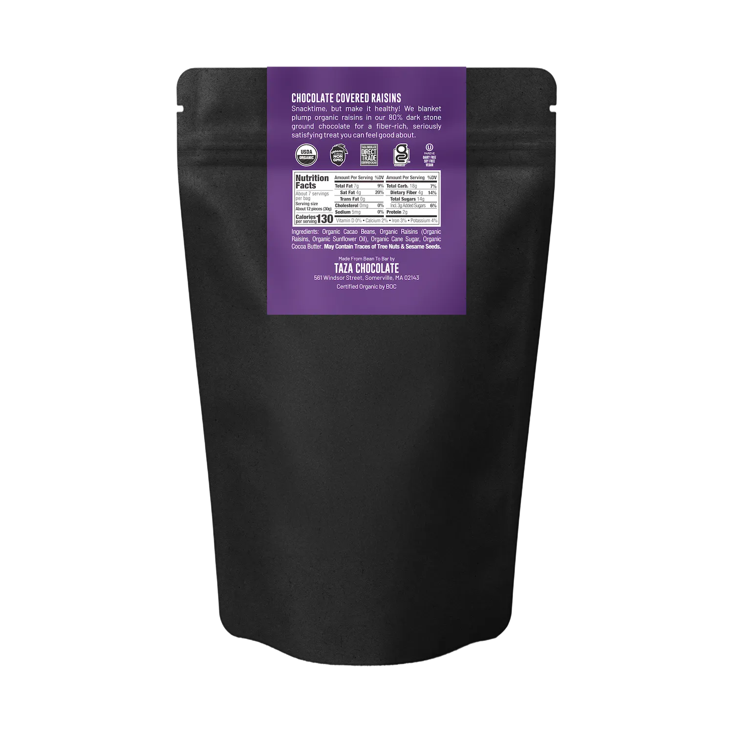 Taza Chocolate Covered Raisins uvetta fondente offerta