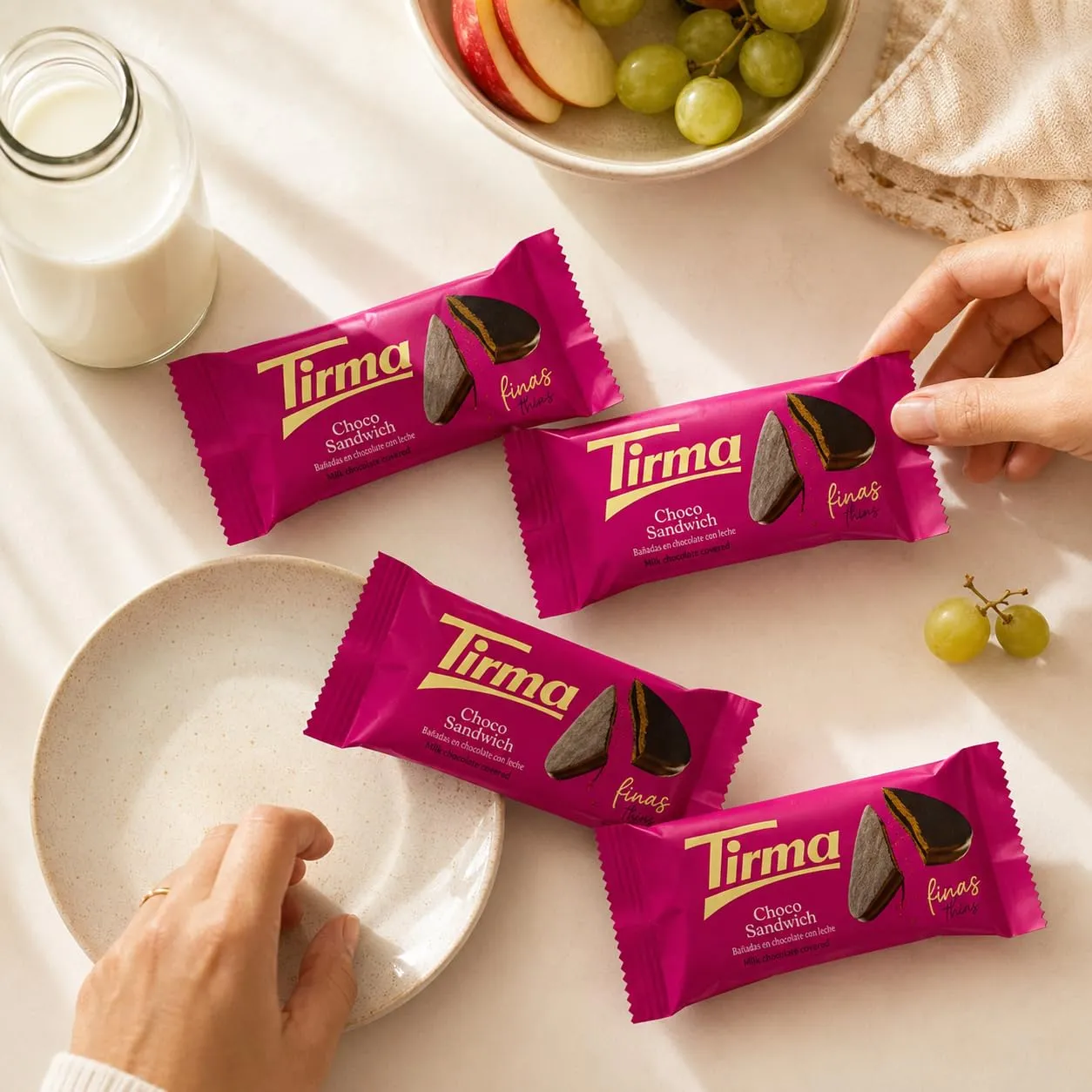 Tirma Sandwich biscotti cioccolato al latte 218g
