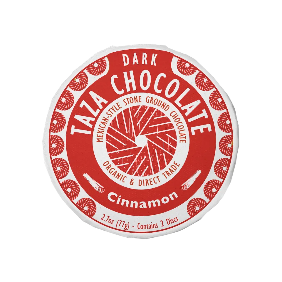 Taza Cinnamon disco cioccolato fondente 50% 76 g