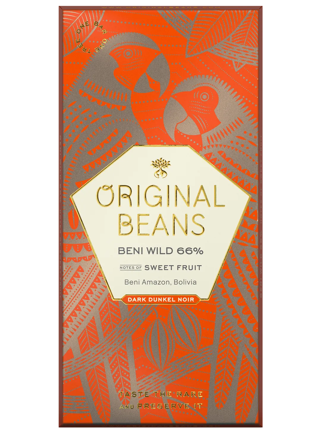Original Beans Beni Wild 66% tavoletta fondente 70g miele