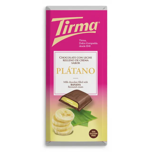 Tirma Tavoletta cioccolato al latte banana 110g