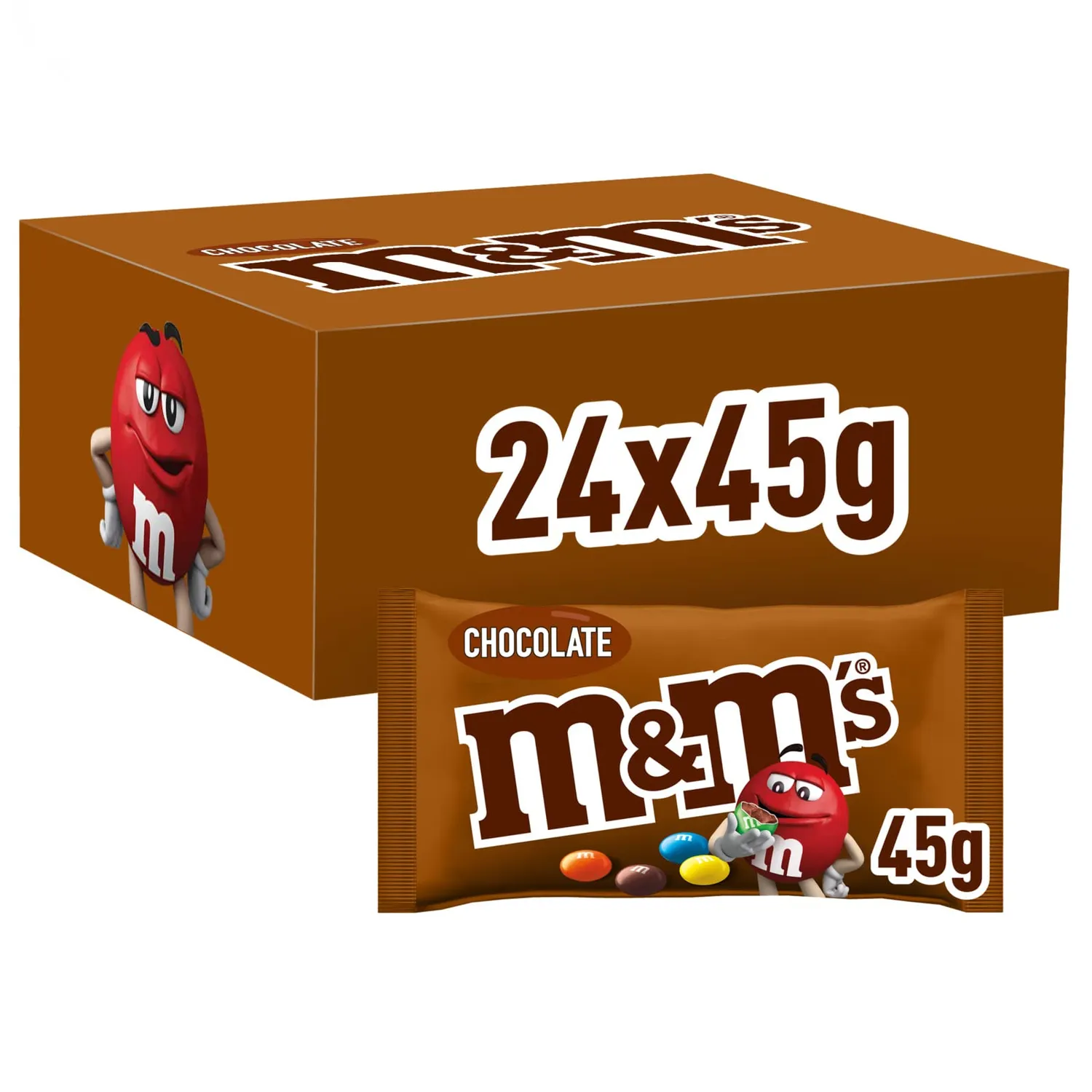 M&M's Peanut confetti cioccolato arachidi 24x45g