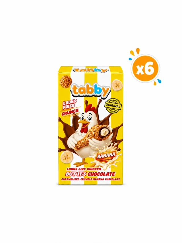 Tabby Banana Drumstick cioccolato 50g x6 banana