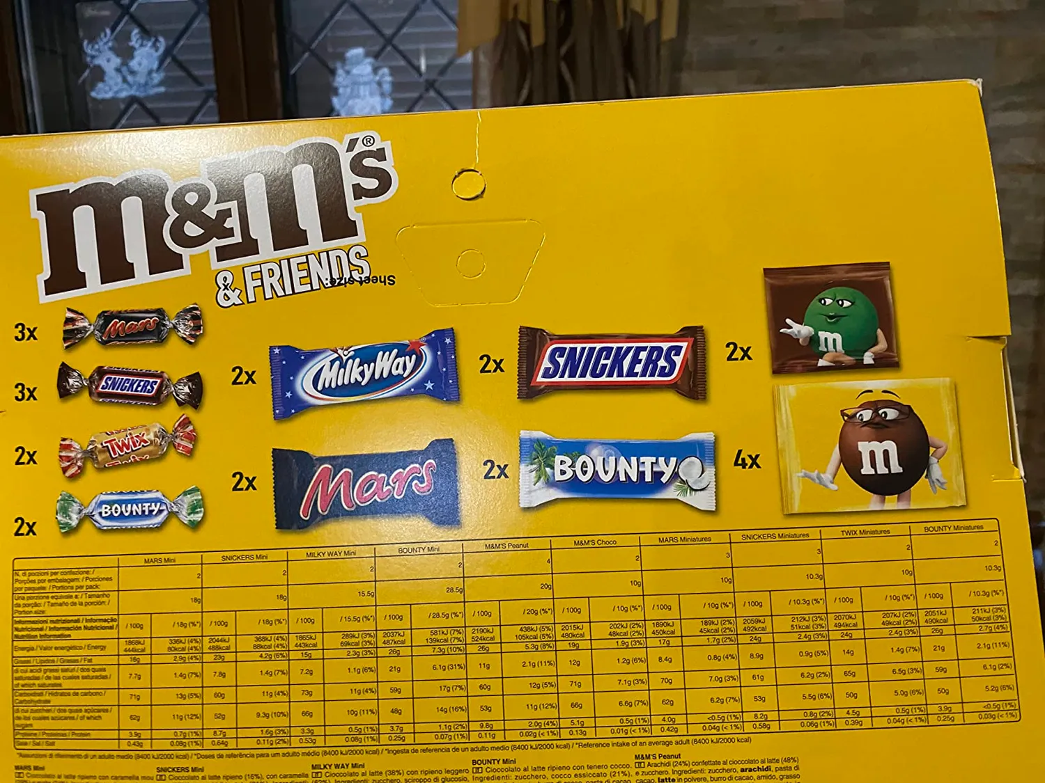 Mars M&M's & Friends Calendario Avvento 2025 2x361g misto