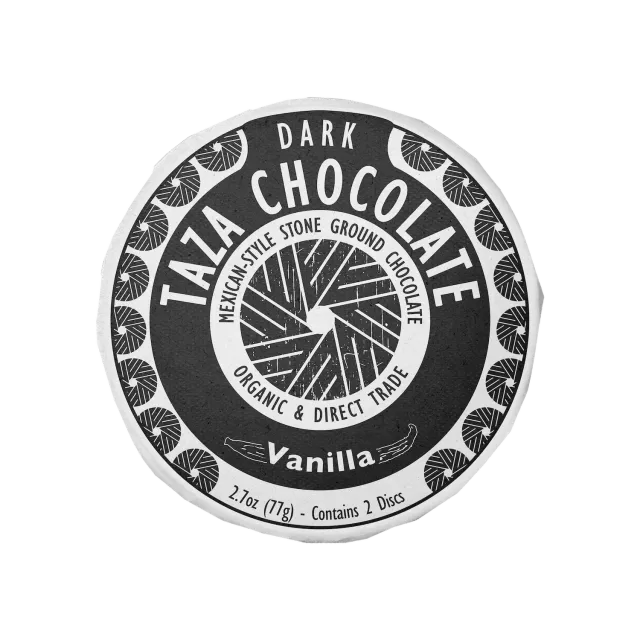 Taza Vanilla disco cioccolato fondente 50% 76 g vaniglia