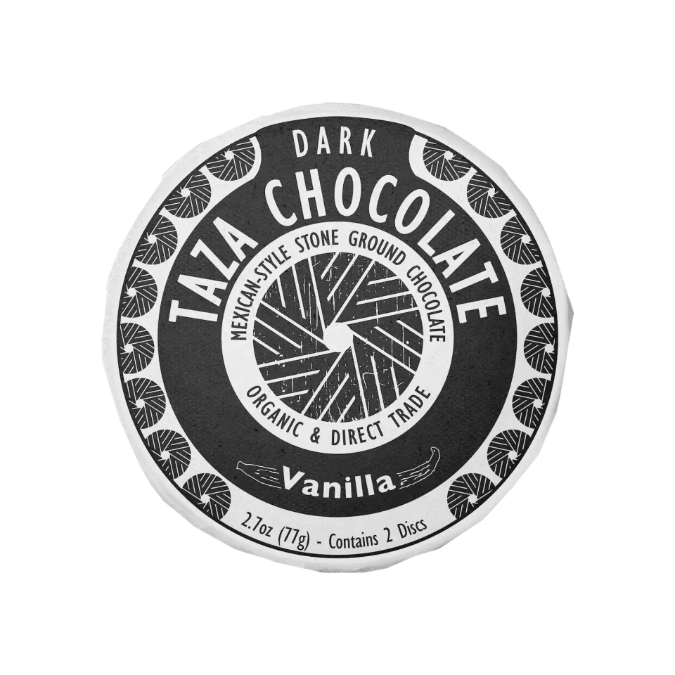 Taza Vanilla disco cioccolato fondente 50% 76 g vaniglia