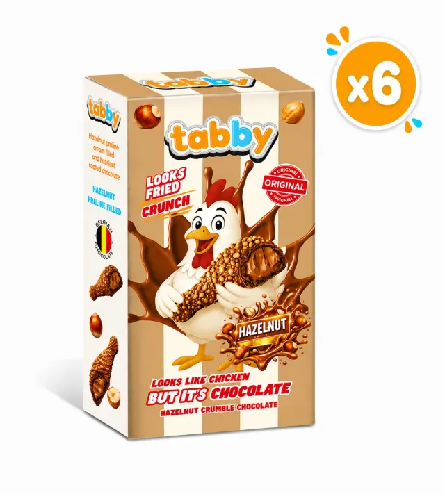 Tabby Chicken Chocolate Hazelnut Drumstick cioccolato nocciola 50g x6