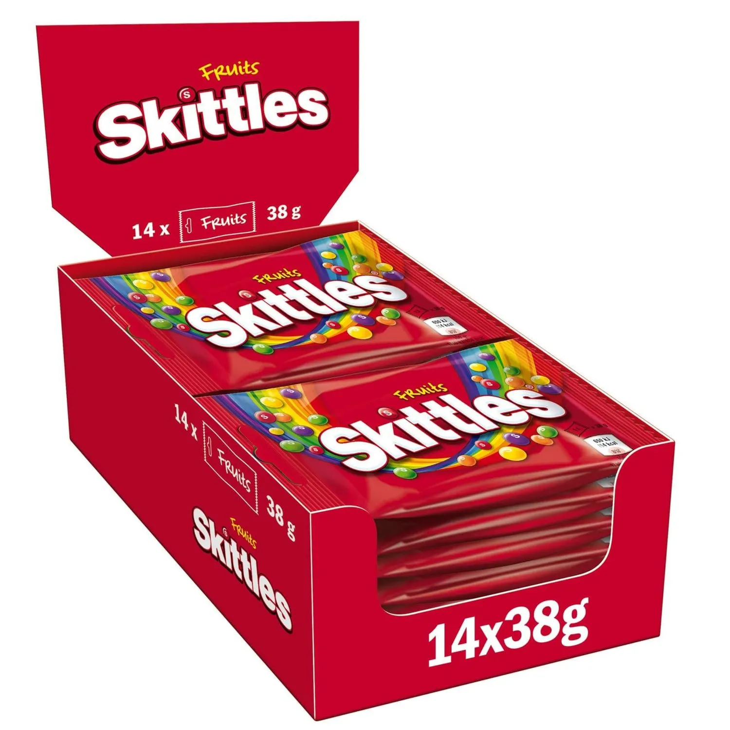 Mars Skittles Crazy Sours Caramelle 14x38g gusto aspro