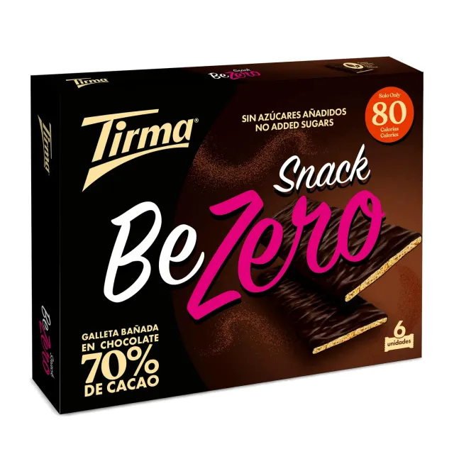 Tirma BeZero biscotti fondente 70% 105g 6 pezzi