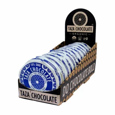 Taza Sea Salt dischi cioccolato fondente 70% 2 dischi